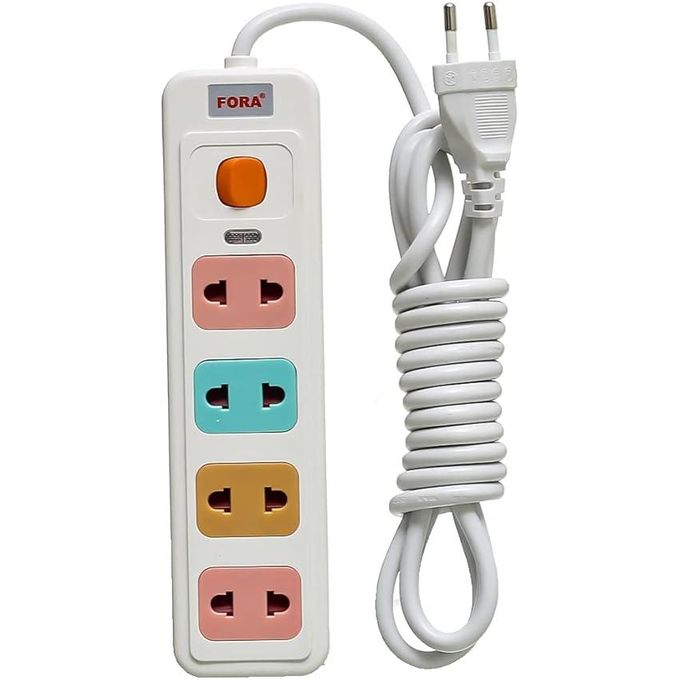  Fora Power Strip 2004 - 4 Ports with 3m Cable Length