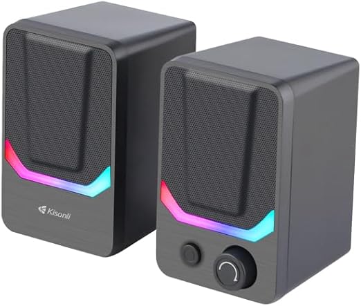 Kisonli X31 RGB 2.0 Channel Multimedia Speaker