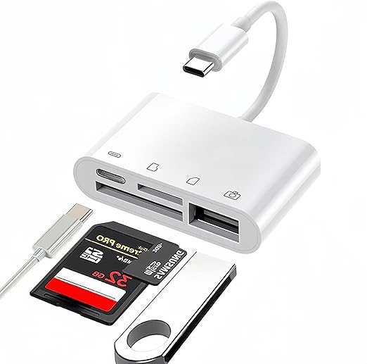 USB C to SD/Micro SD Card Reader