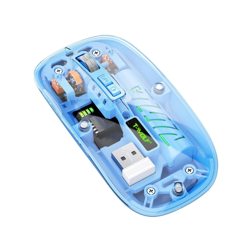Transparent Rechargeable Mouse
