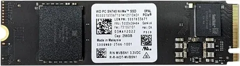 Western Digital PC SN740 256GB NVMe M.2 (Original Used)