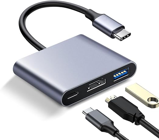 Type-C to HDMI Multiport Adapter (3-in-1)