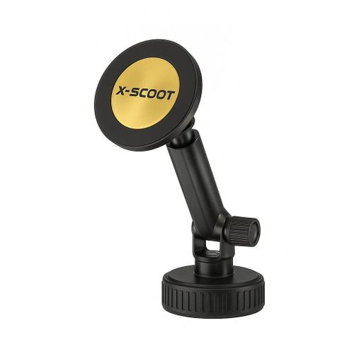 X-Scoot Magnetic Car Phone Holder with Strong Suction Cup Base - 360-Degree Rotation - Extendable and Shortened